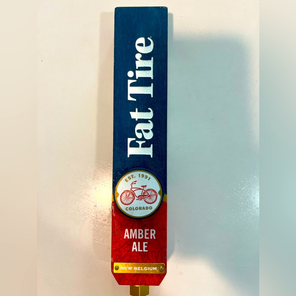 NEW BELGIUM - FAT TIRE ALE - BEER TAP HANDLE